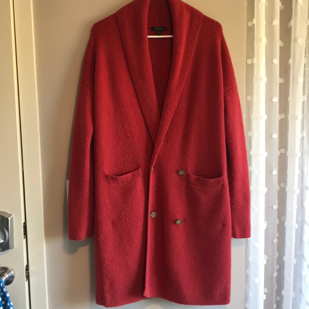 J Crew long sweater